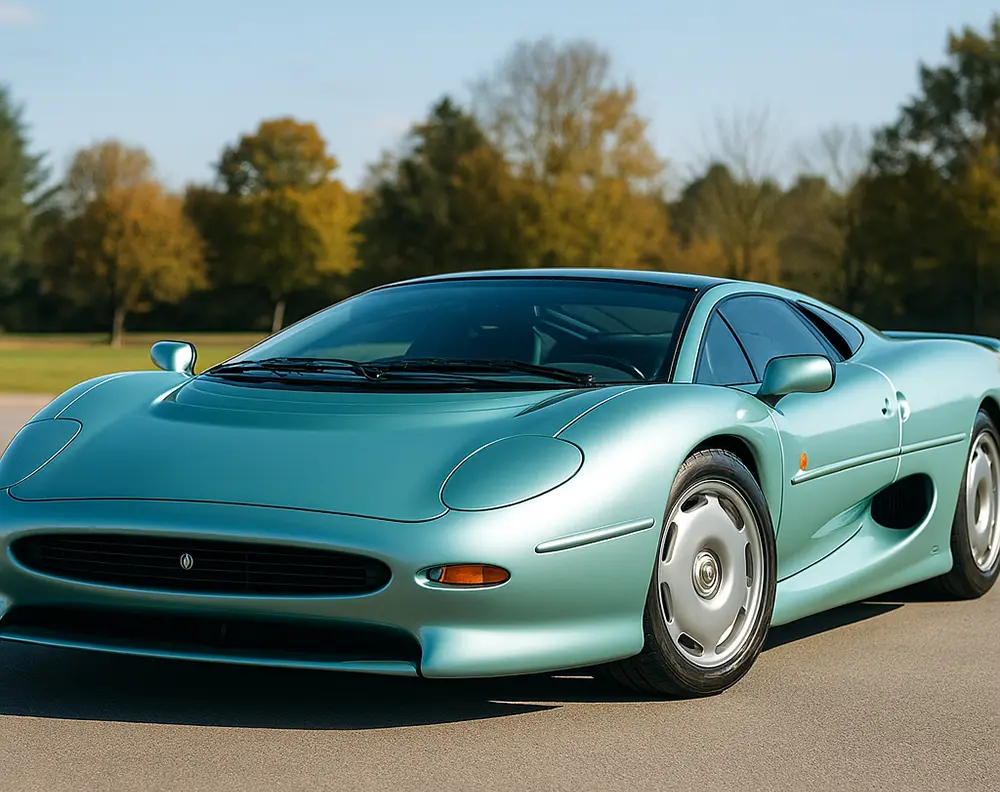 Jaguar XJ220 a terrifying 220 mph classic car that created a storm for all the wrong reasons.