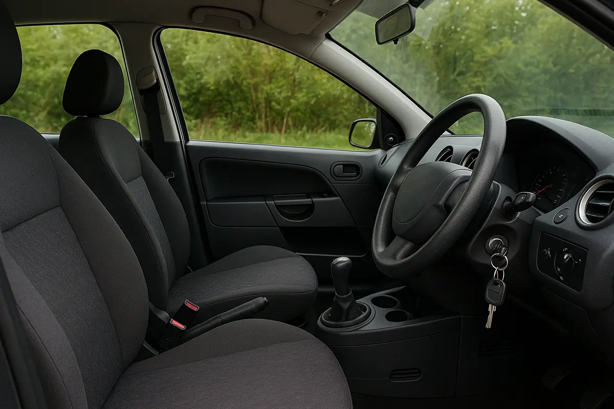 Keys left in the ignition of an unattended vehicle